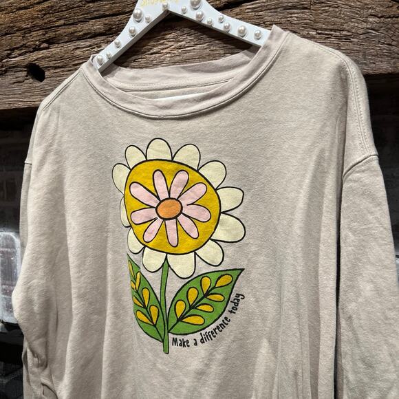 Natural life make a difference sweatshirt size large - Picture 3 of 5